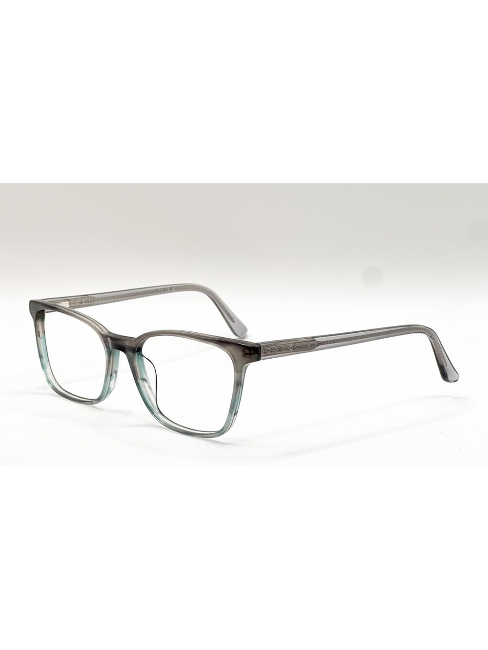 Nicole Miller Cyprus C01 Grey Green Rectangle Eyeglass Frames 56-17-140